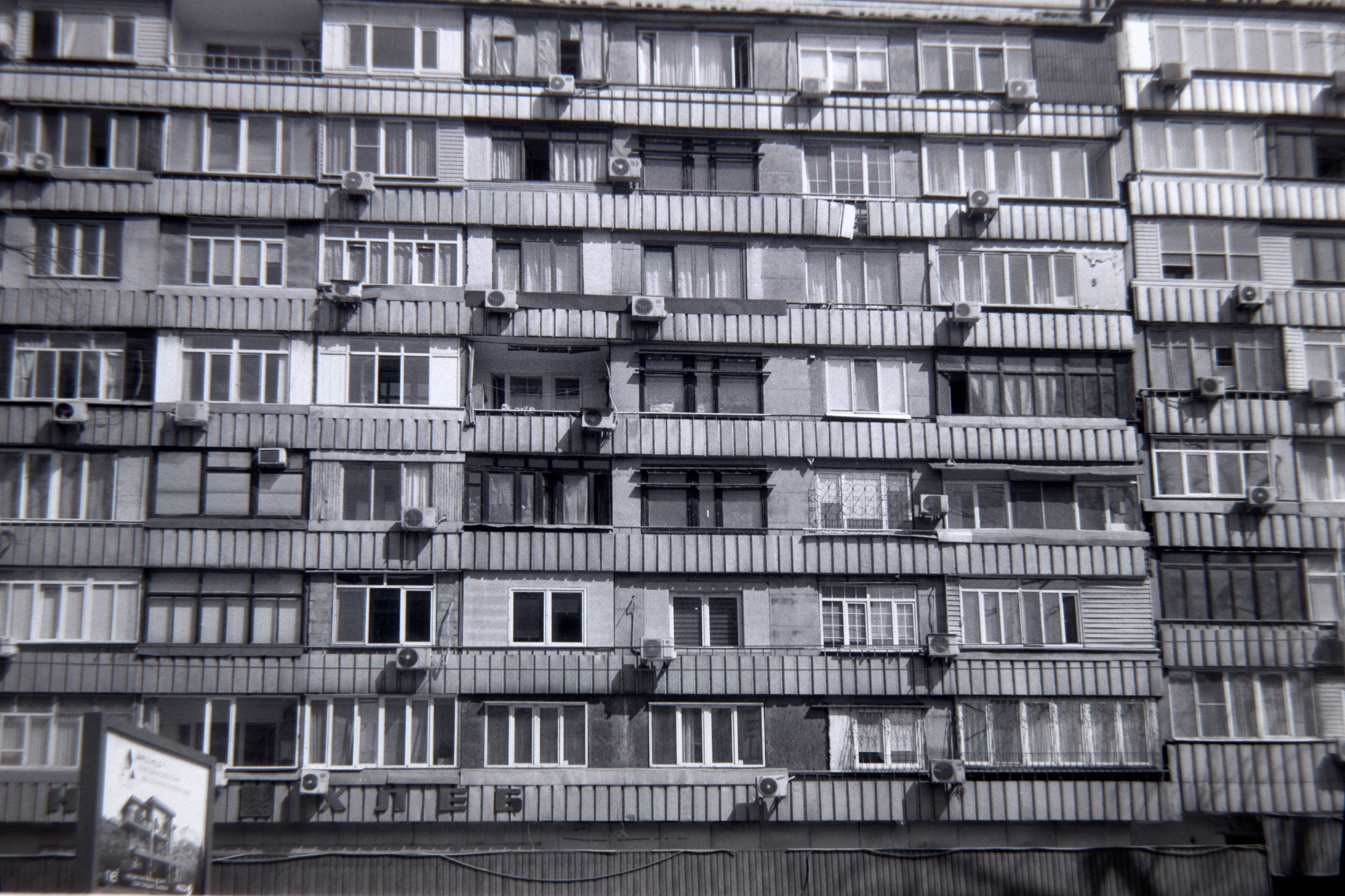Kazakhstan, apartment building, windows, 5K Desktop Wallpaper