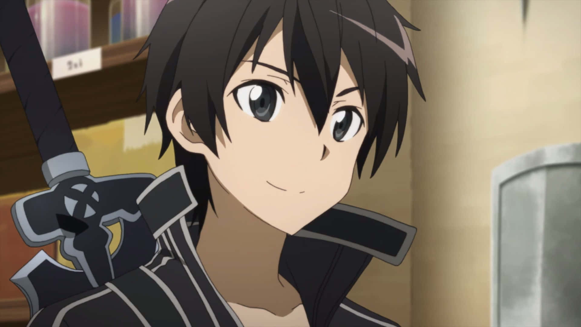 Kazuto Kirigaya, virtual avatar, black hair, Full HD Desktop Wallpaper