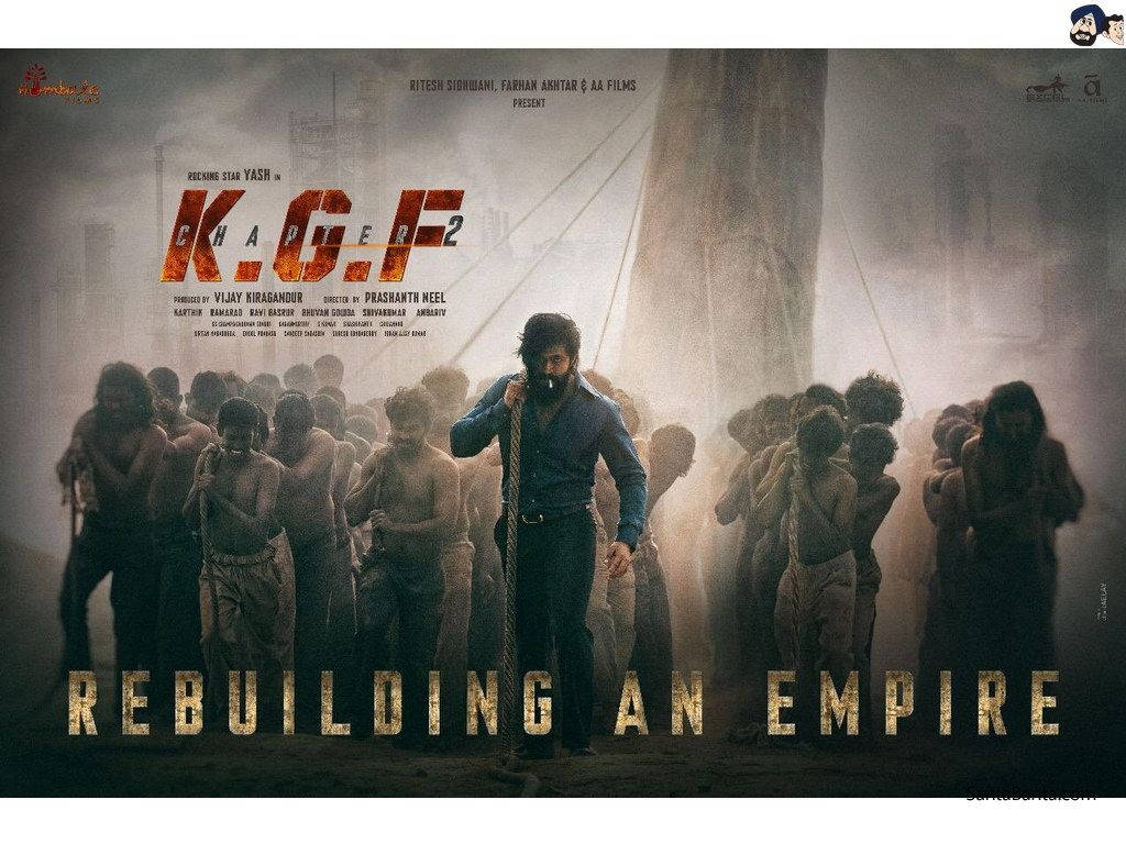 K.G.F 2, blue shirt, rope, SD Desktop Wallpaper