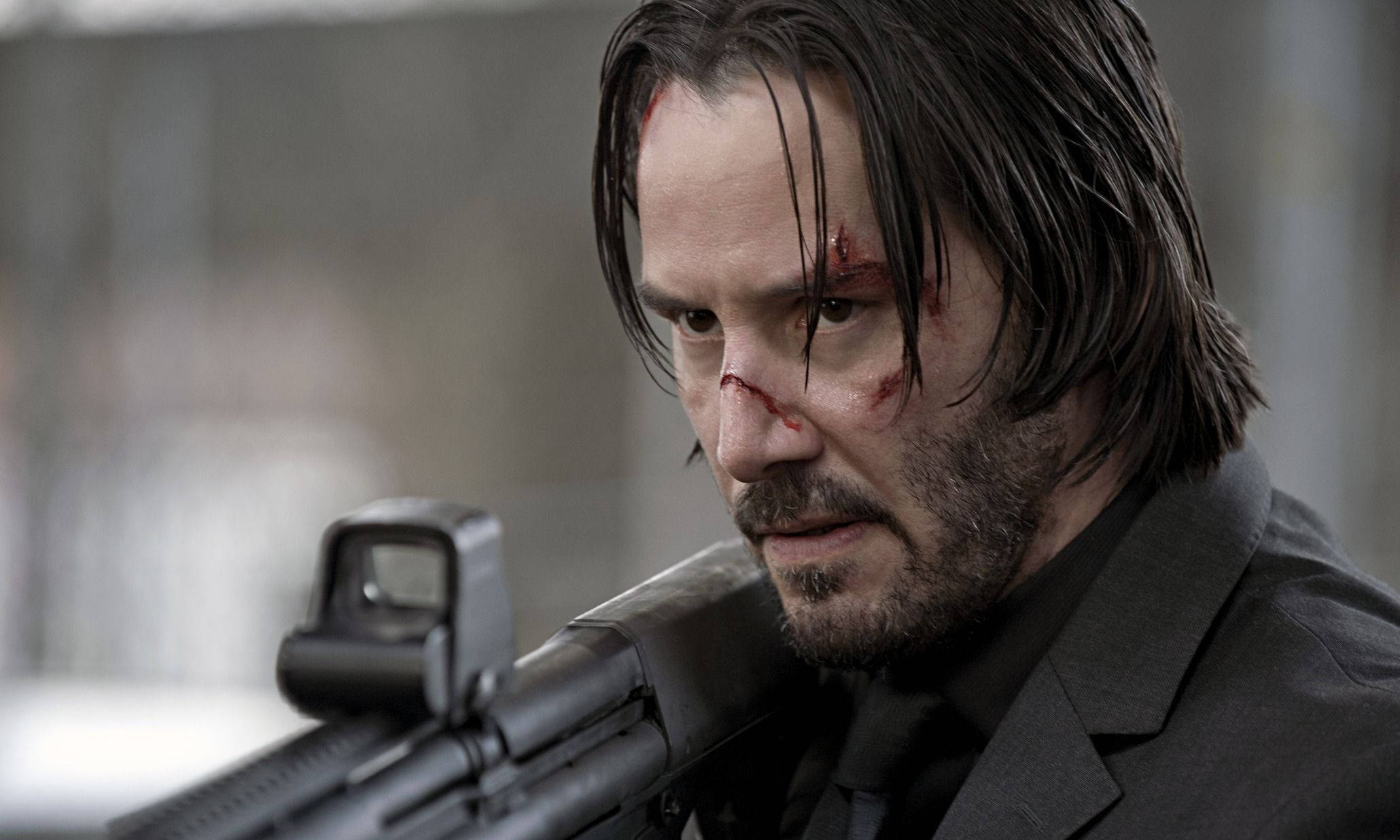 Keanu Reeves, action movie, assassin, Full HD Desktop Wallpaper