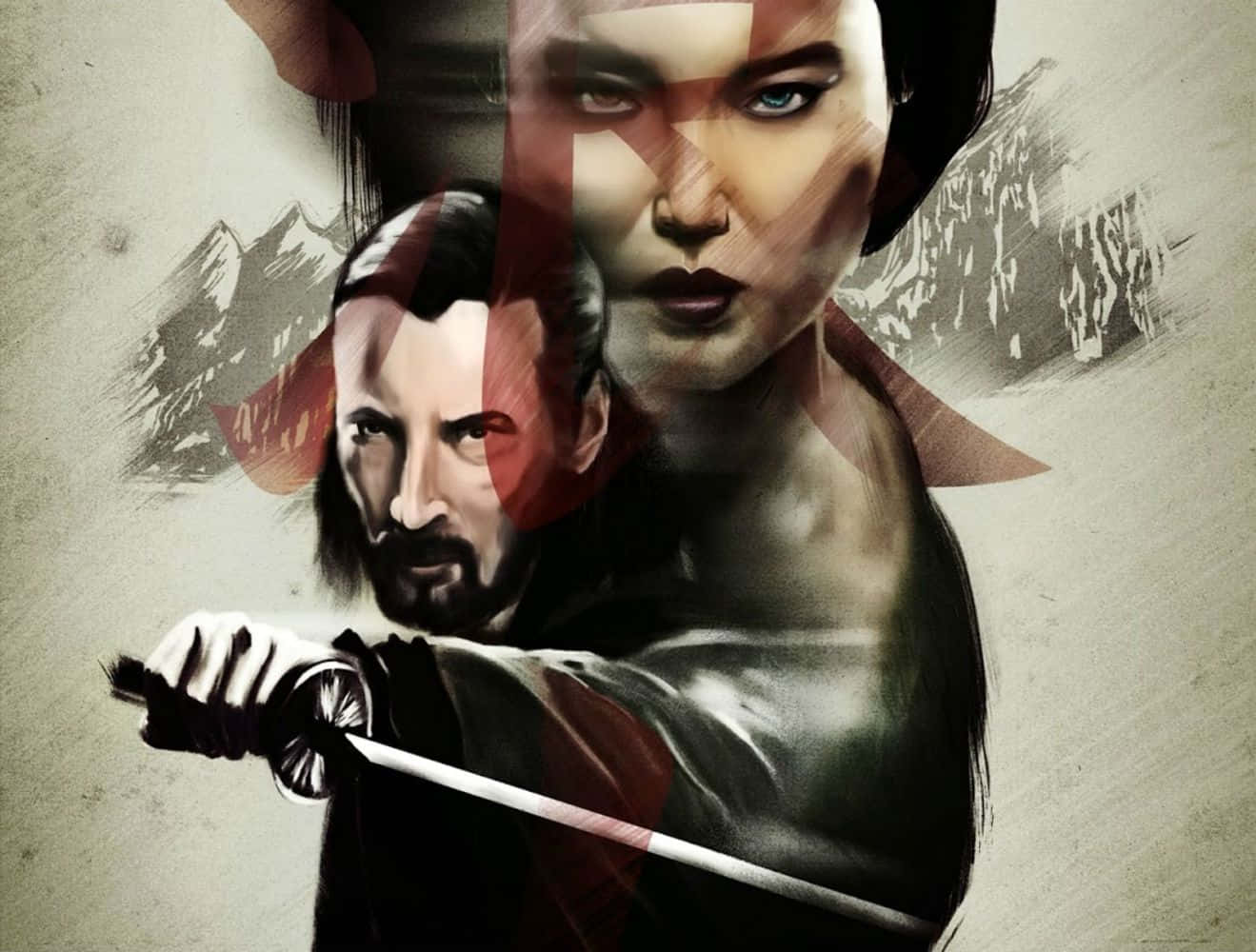 47 Ronin, Keanu Reeves, katana, HD Desktop Wallpaper