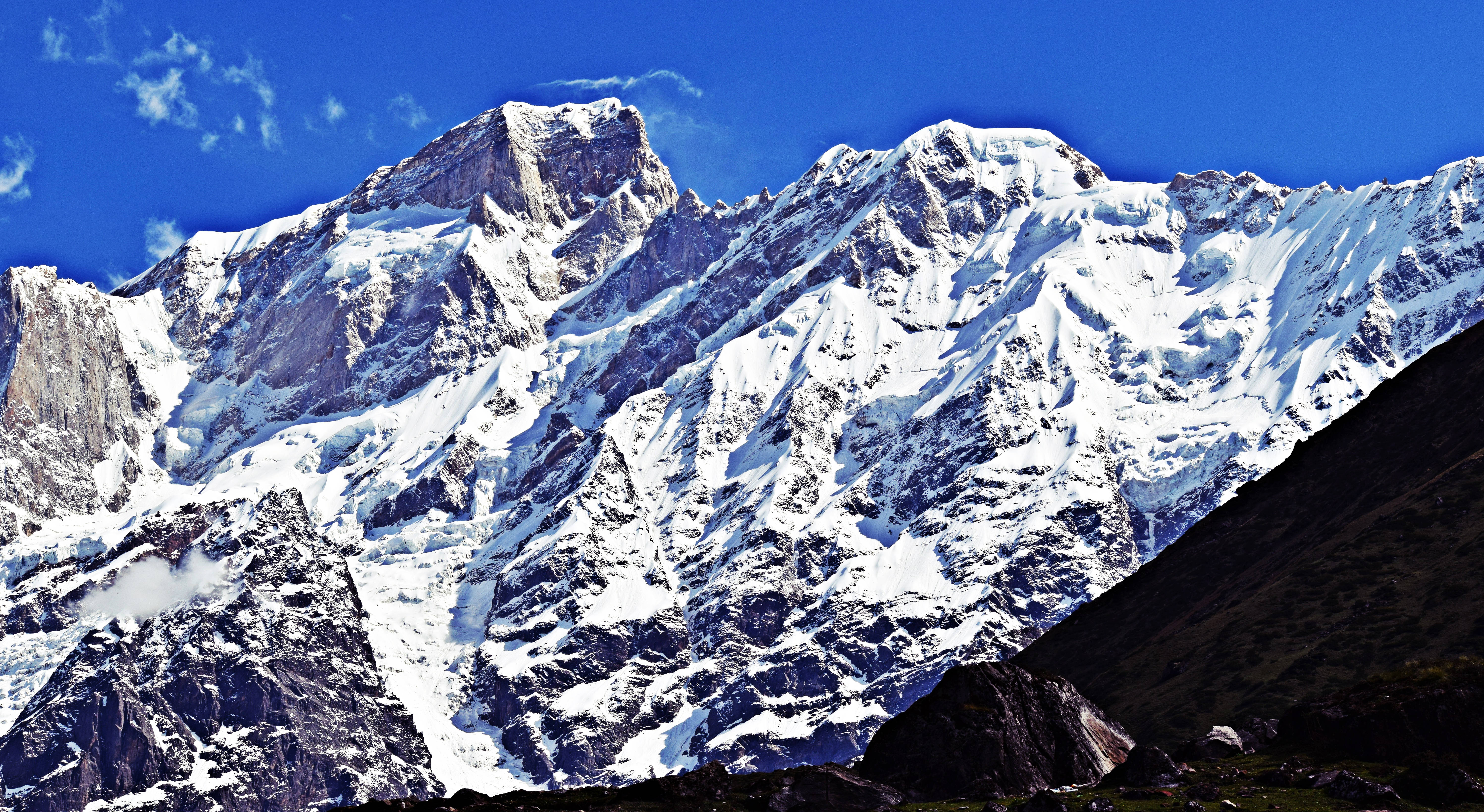 Kedarnath, glacier, mountain, 5K Desktop Wallpaper
