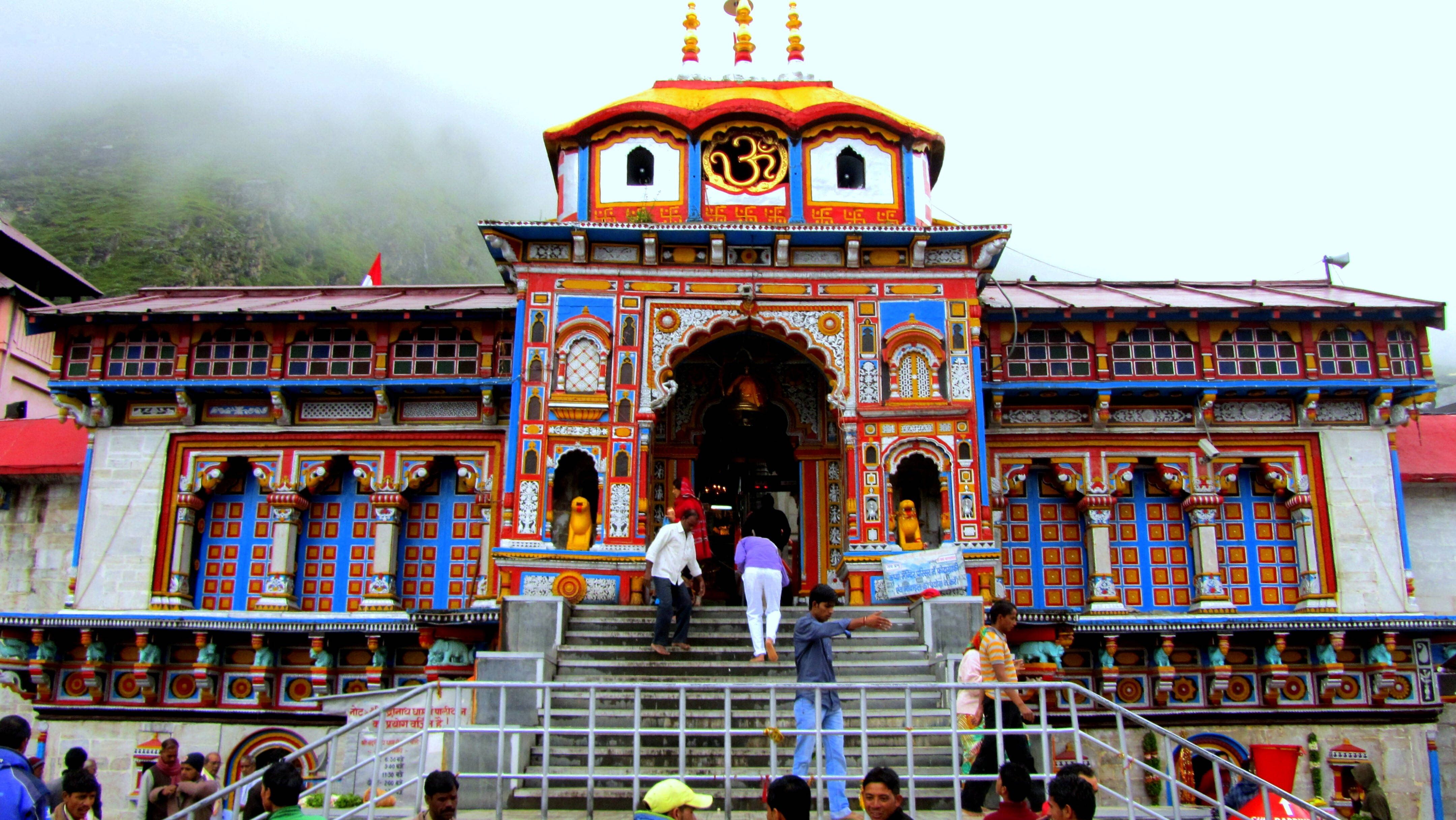 Kedarnath, colorful temple, intricate patterns, 4K Desktop Wallpaper