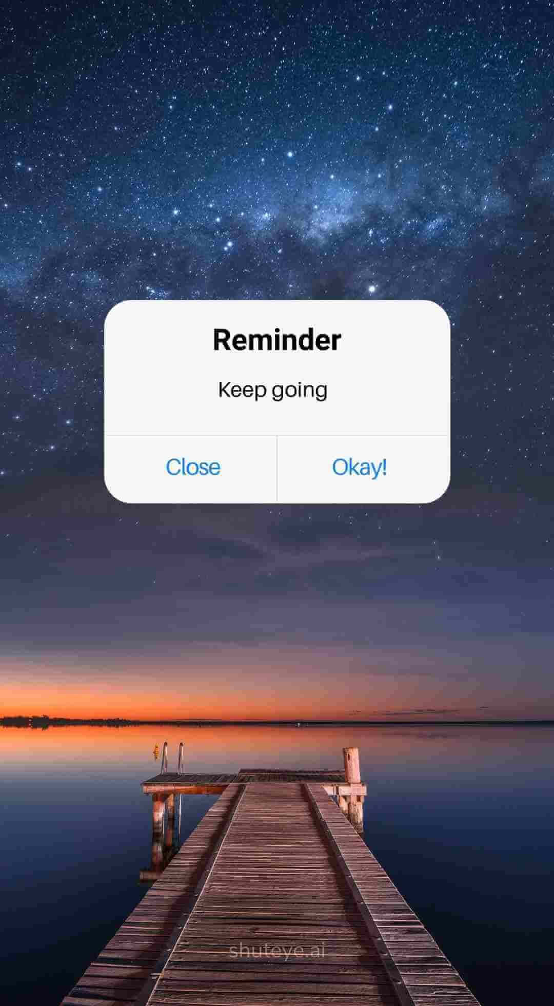 Keep Going, wooden pier, calm lake, Full HD Phone Wallpaper