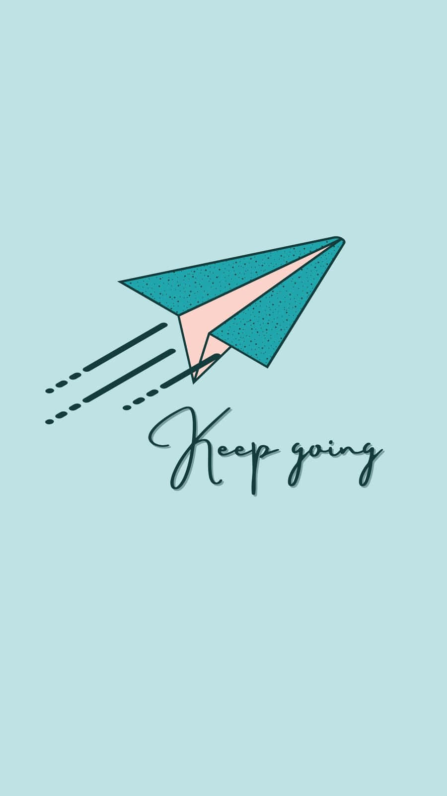 Keep going, teal, pink, HD Phone Wallpaper
