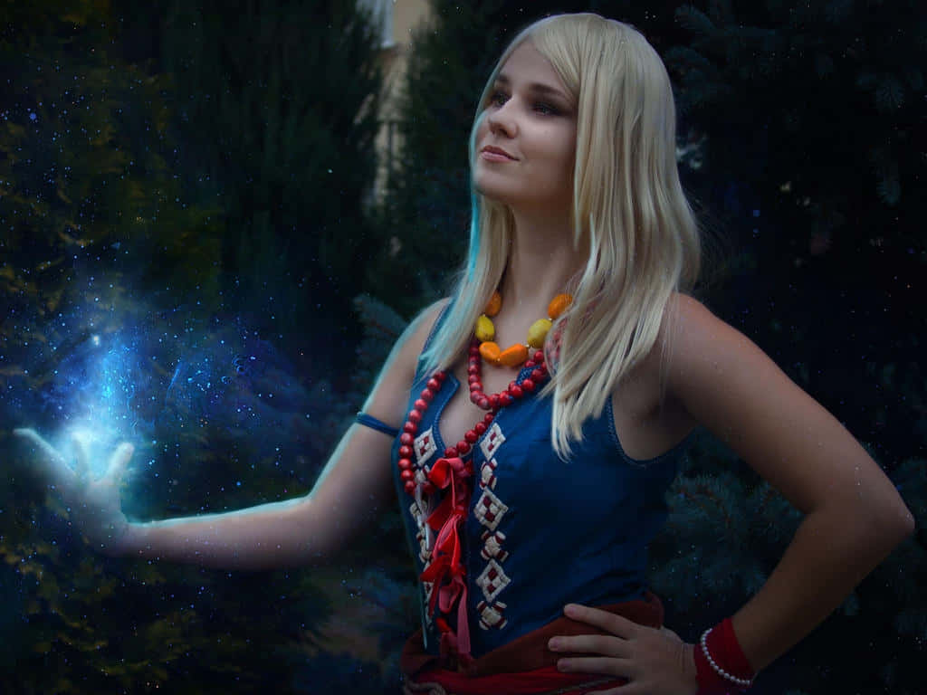 Keira Metz, cosplay, sorceress, SD Desktop Wallpaper