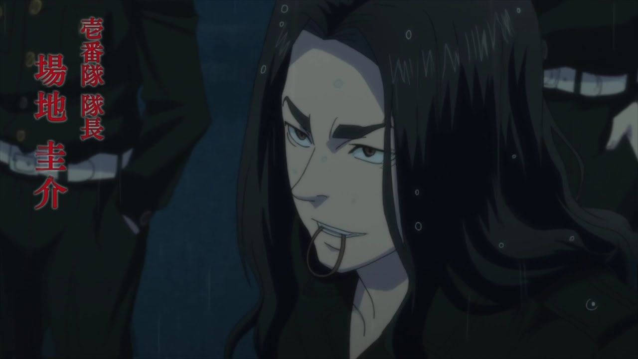 Keisuke Baji, rainy night scene, long black hair, HD Desktop Wallpaper