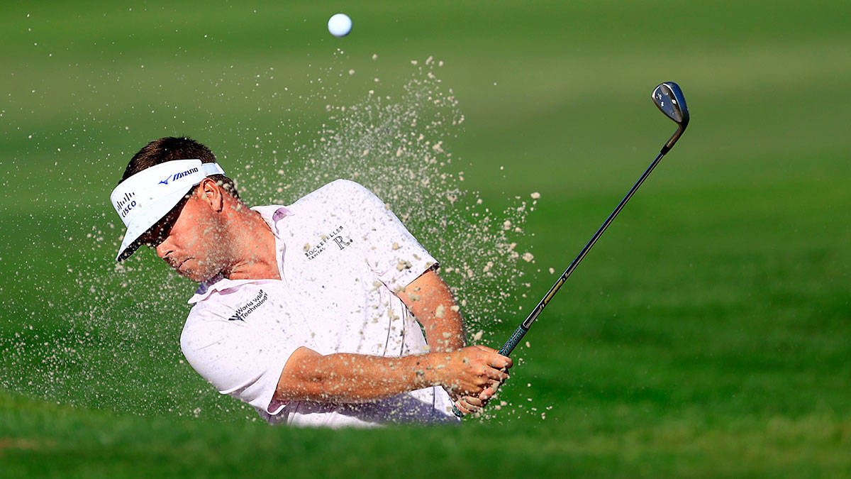 Keith Mitchell, wedge, sand trap, SD Desktop Wallpaper