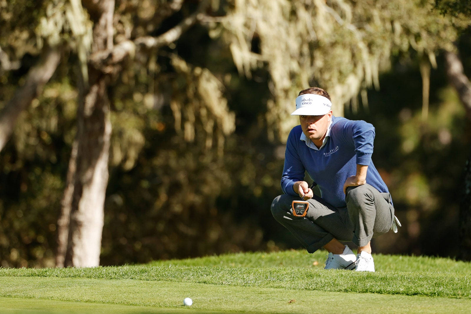 Keith Mitchell, golfer, sunlit green, HD Desktop Wallpaper