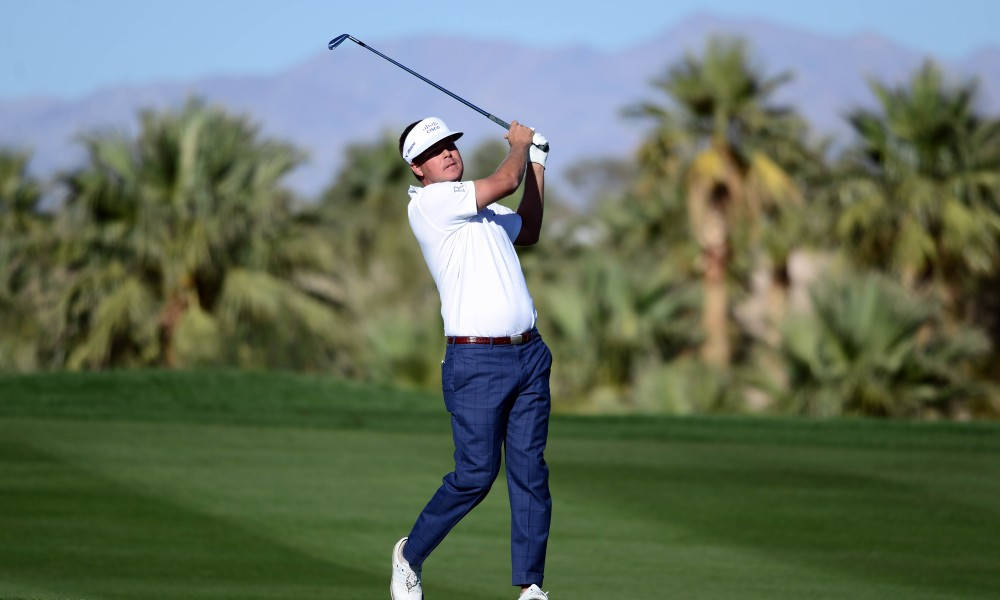 Keith Mitchell, golfer, lush green course, SD Desktop Wallpaper