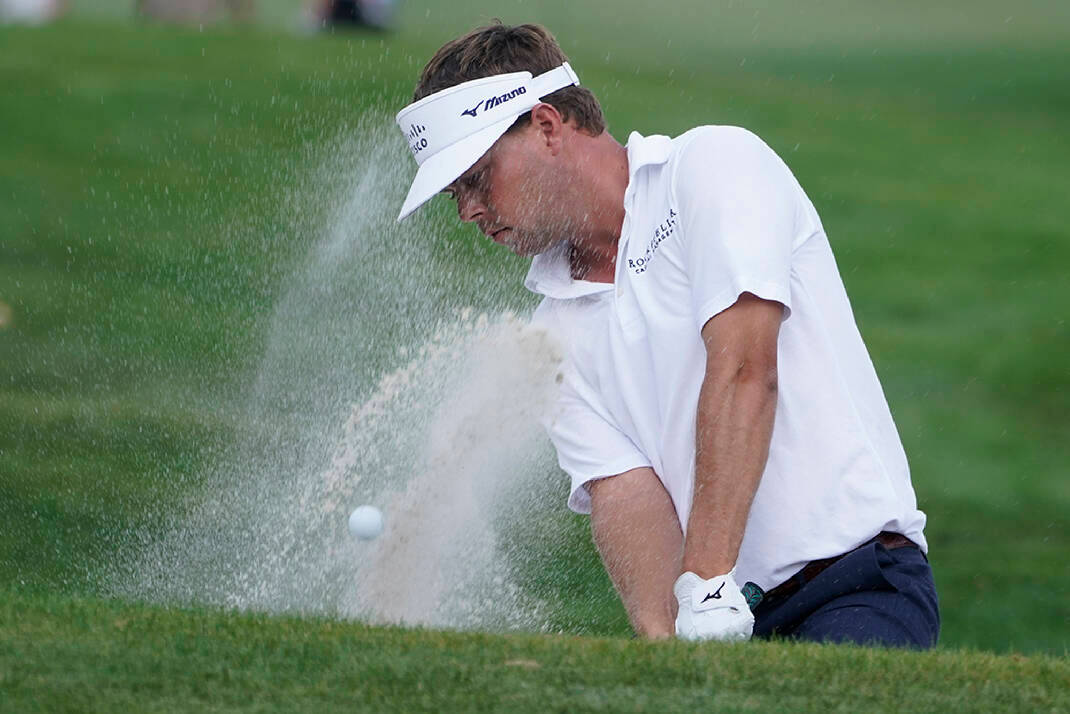 Keith Mitchell, golfer, white, SD Desktop Wallpaper