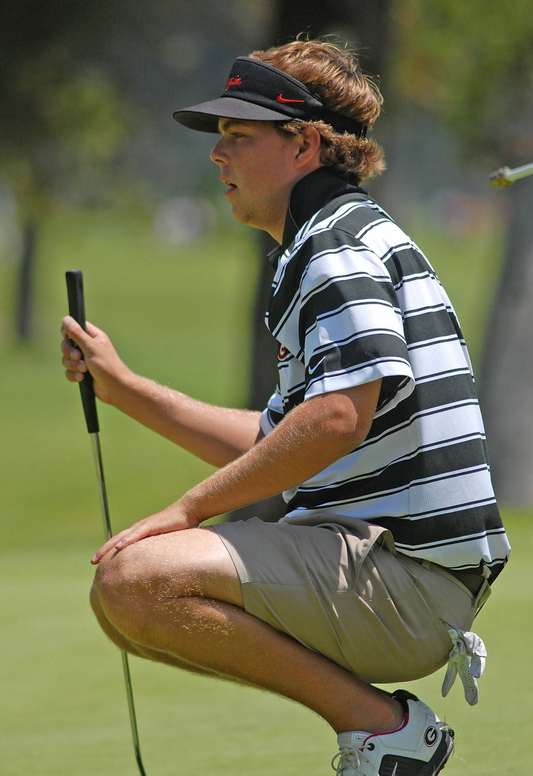 Keith Mitchell, striped polo, golfer, HD Phone Wallpaper