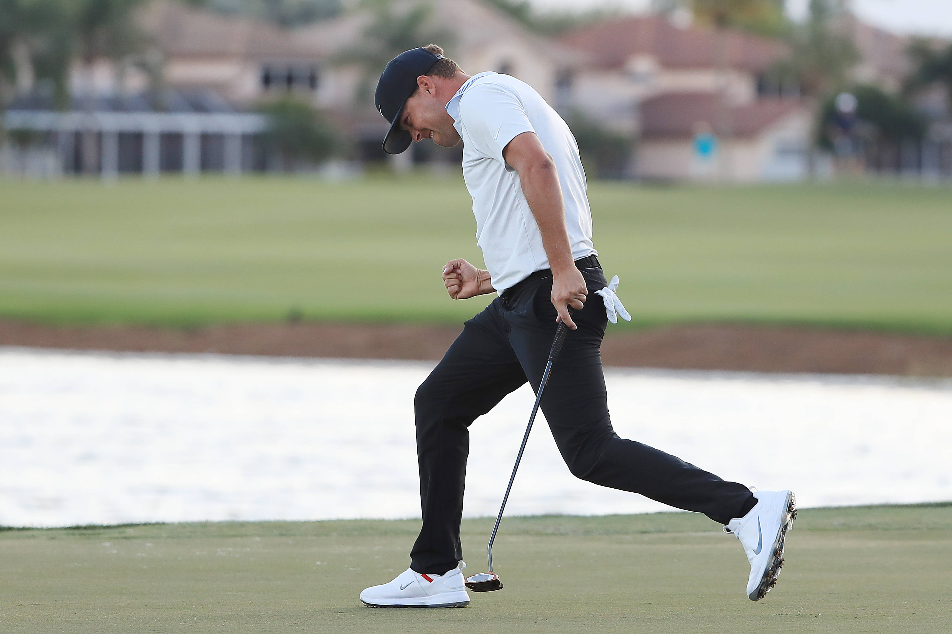 Keith Mitchell, golfer, white shirt, 2K Desktop Wallpaper