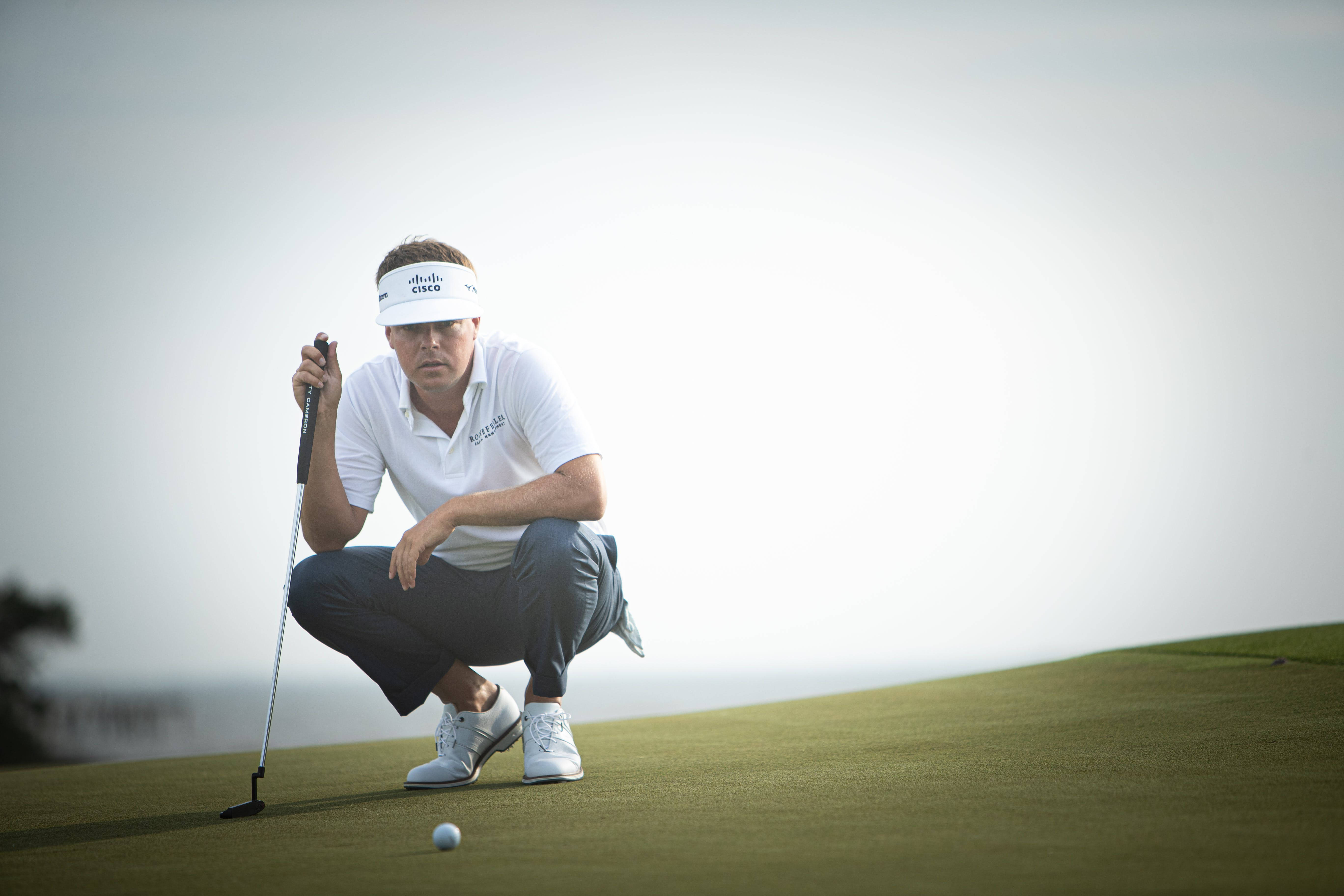 Keith Mitchell, putter, golf ball, 5K Desktop Wallpaper