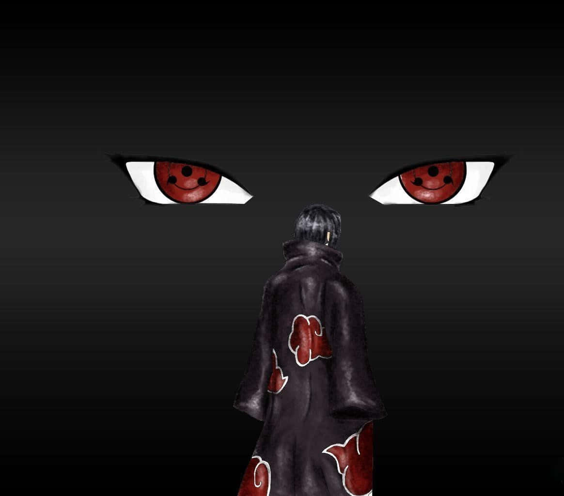 Kekkei Genkai, black cloak, red cloud patterns, SD Desktop Wallpaper