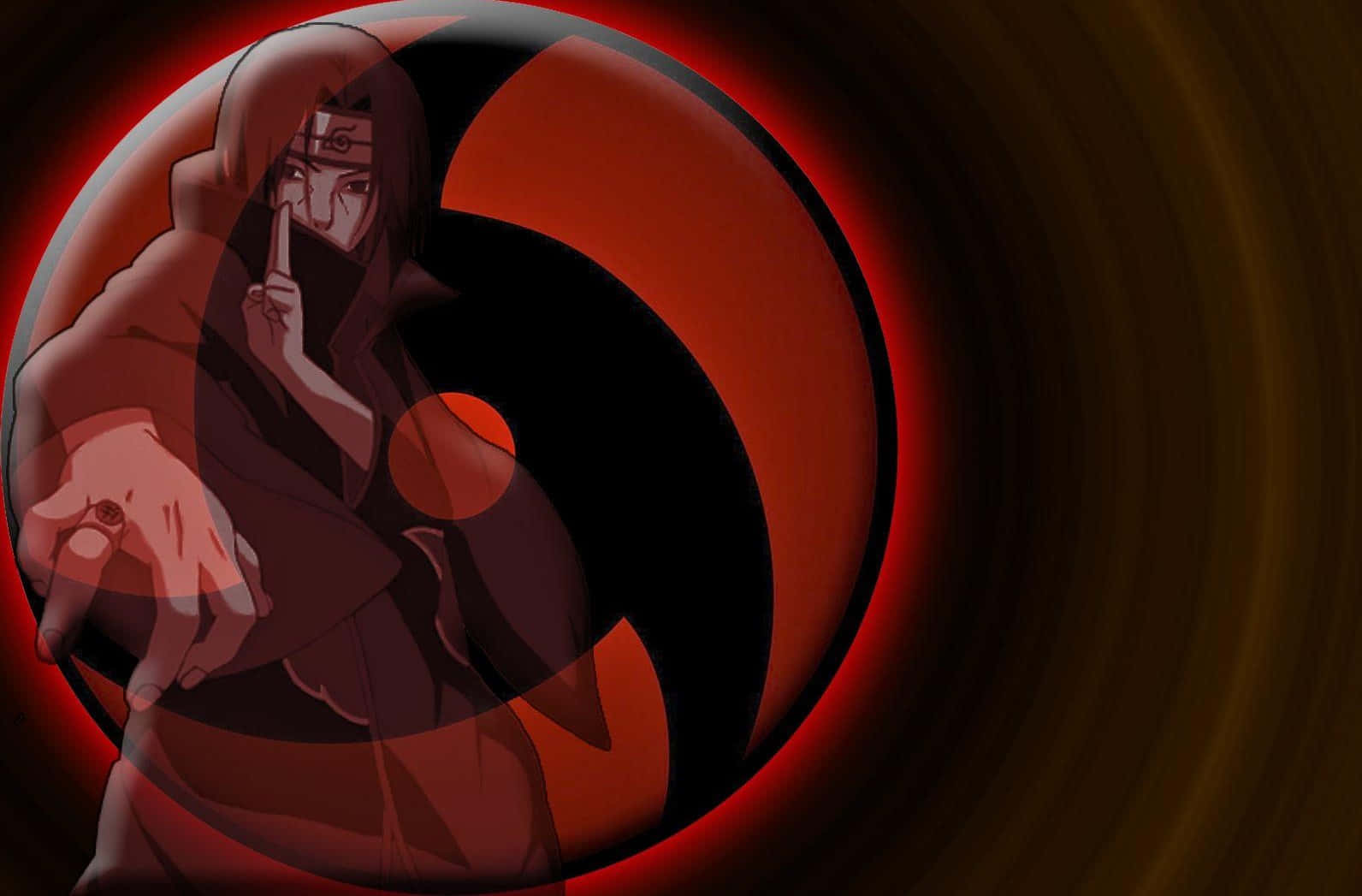 Kekkei Genkai, dark cloak, swirling red and black eye background, HD Desktop Wallpaper