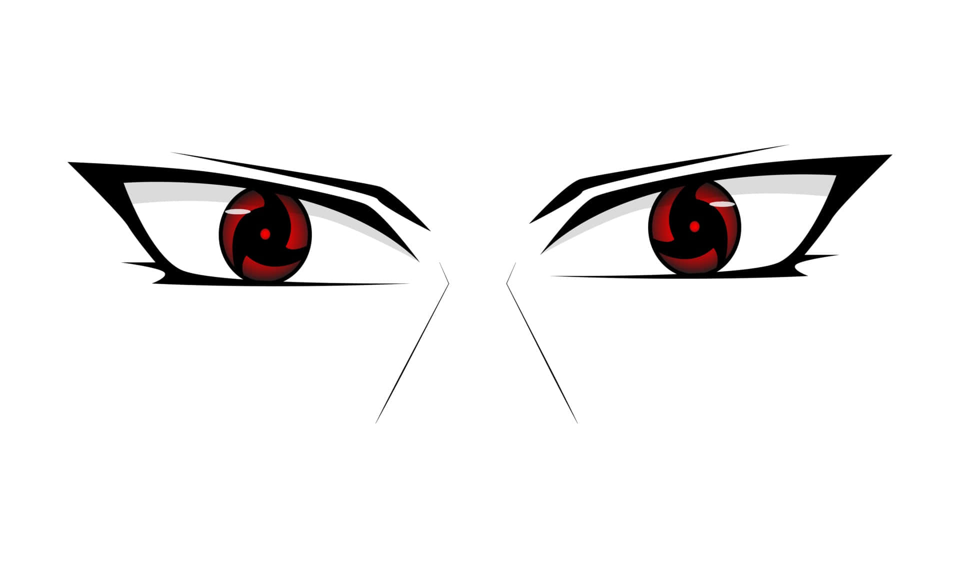 Kekkei Genkai, red tomoe patterns, anime eyes, Full HD Desktop Wallpaper