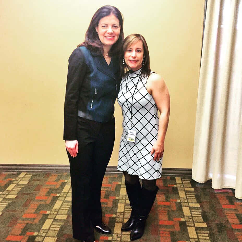 Kelly Ayotte, black leather jacket, white checkered dress, SD Desktop Wallpaper