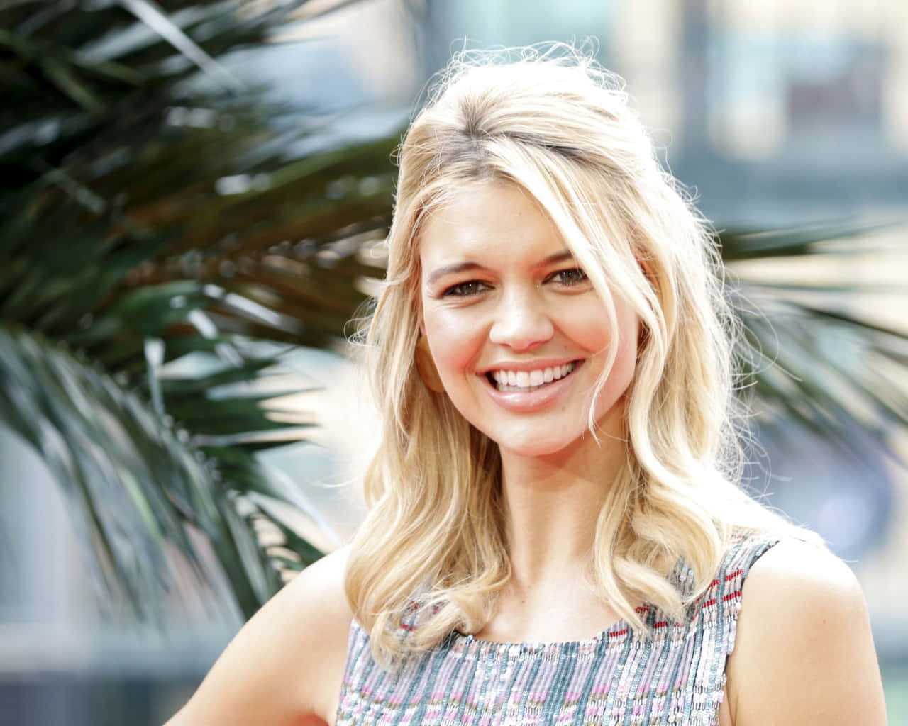 Kelly Rohrbach, blonde, wavy hair, HD Desktop Wallpaper