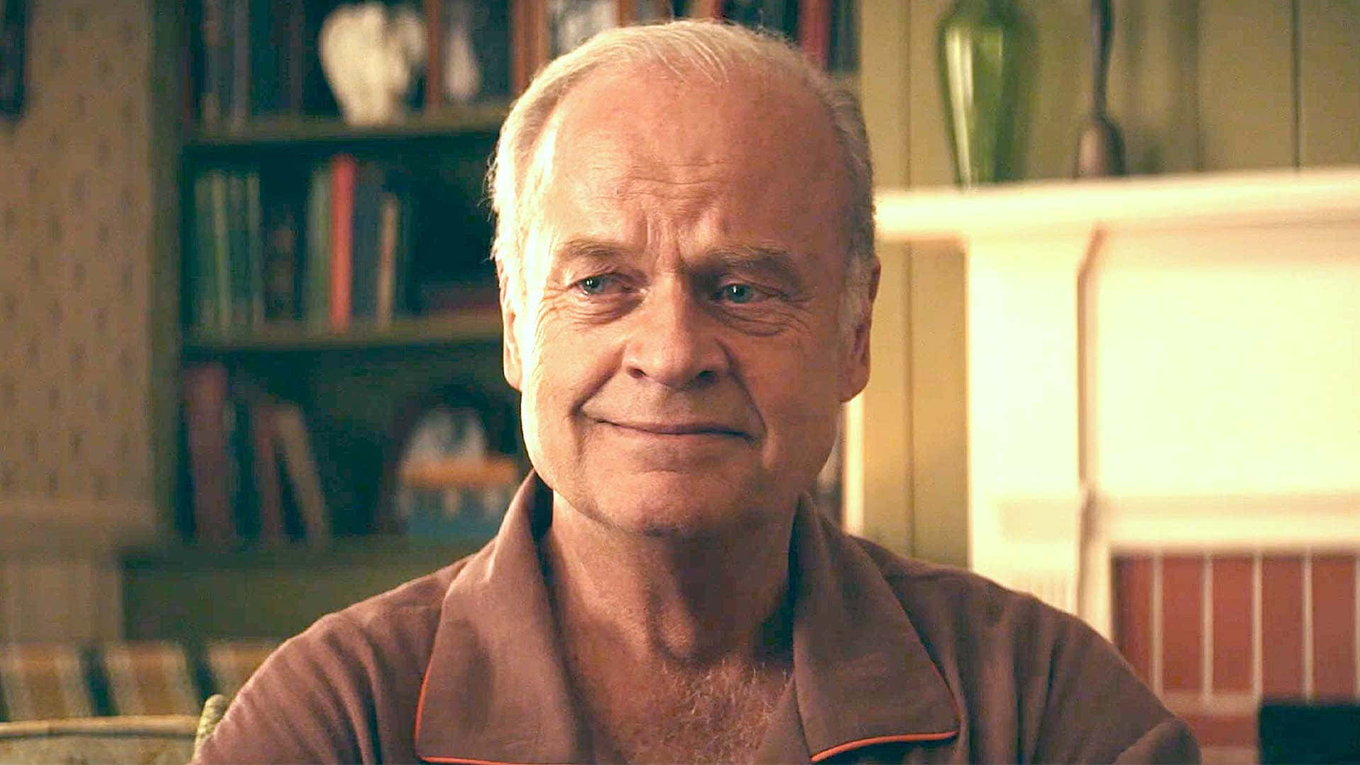 Kelsey Grammer, white hair, cozy room, Full HD Desktop Wallpaper
