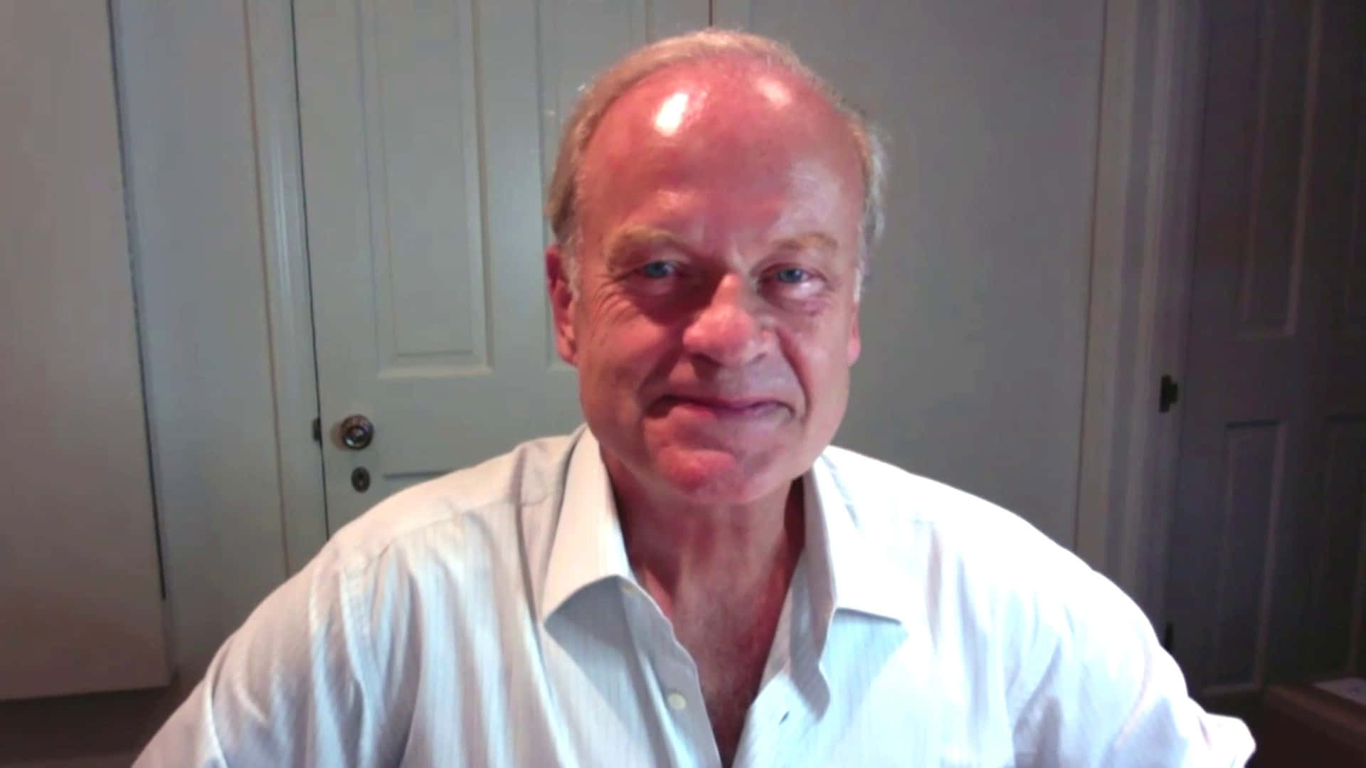 Kelsey Grammer, white button-down shirt, gray hair, Full HD Desktop Wallpaper