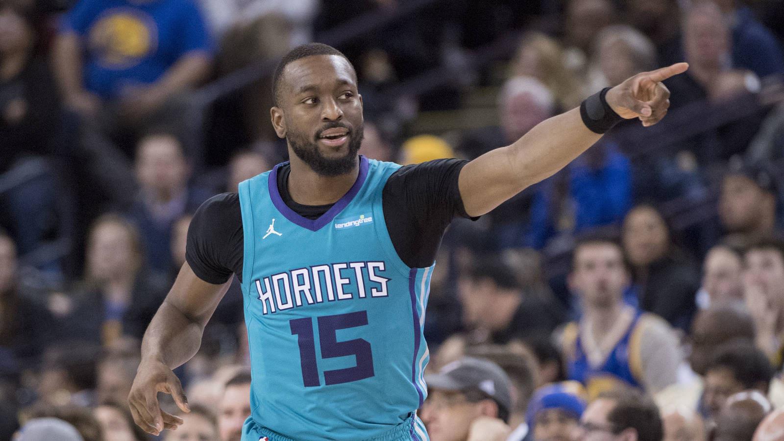 Kemba Walker, teal Hornets jersey, number 15, HD Desktop Wallpaper