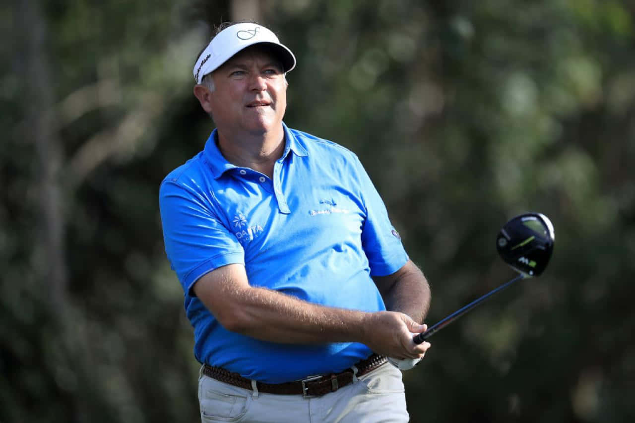 Ken Duke, blue polo shirt, driver, HD Desktop Wallpaper