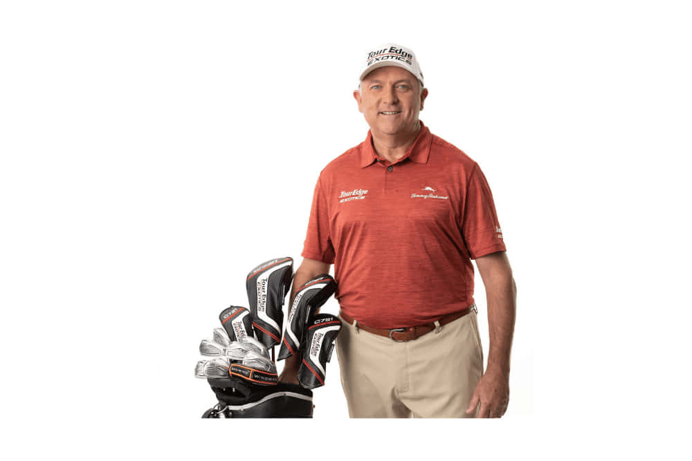 Ken Duke, red polo, cap, SD Desktop Wallpaper