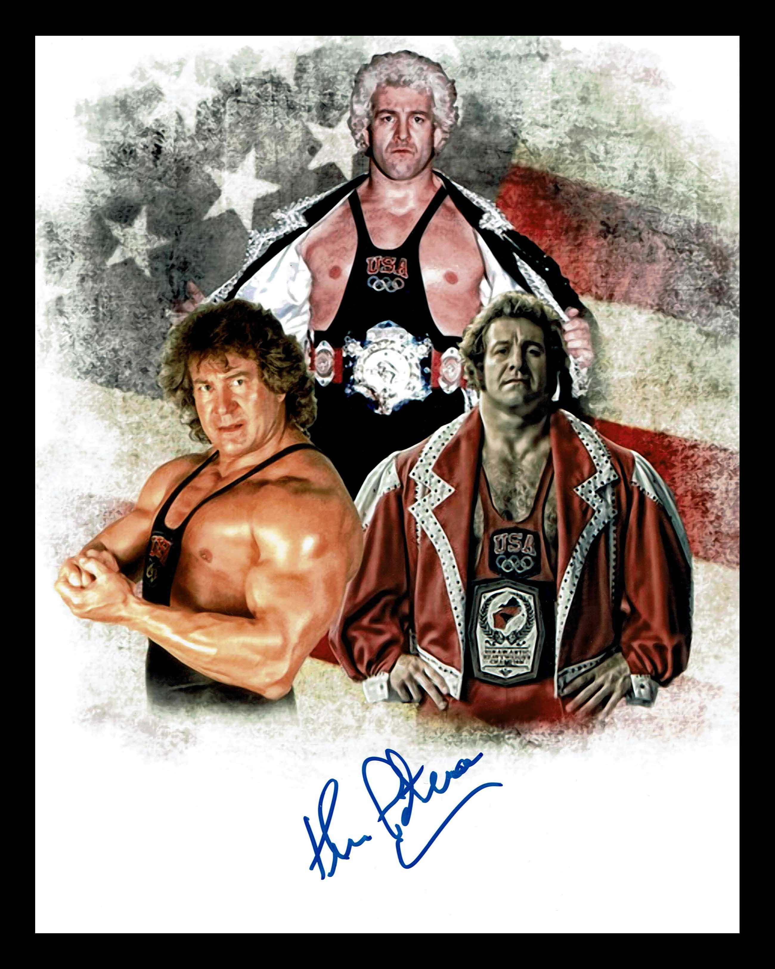 Ken Patera, USA-themed gear, distressed American flag, 2K Phone Wallpaper