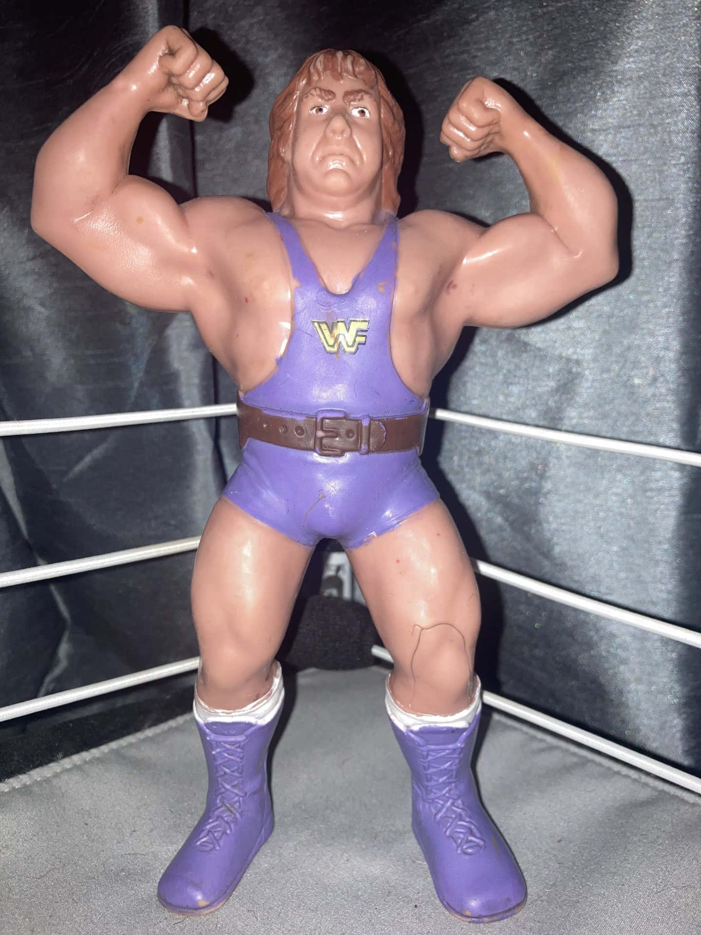 Ken Patera, vintage wrestling action figure, purple WWF wrestling action figure, Full HD Phone Wallpaper