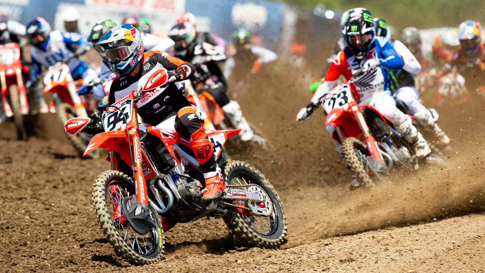 Ken Roczen, motocross riders, dirt track, Full HD Desktop Wallpaper