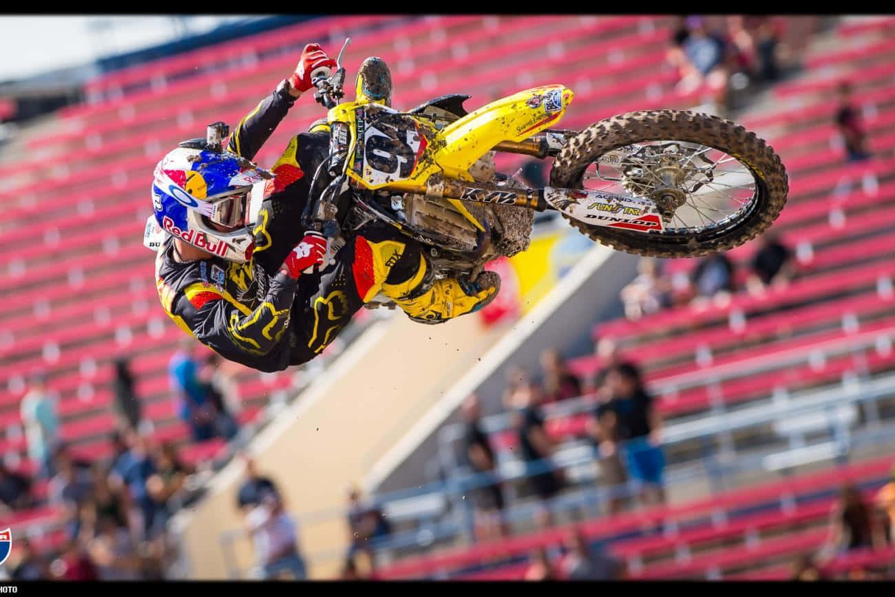 Ken Roczen, yellow gear, dirt bike, HD Desktop Wallpaper