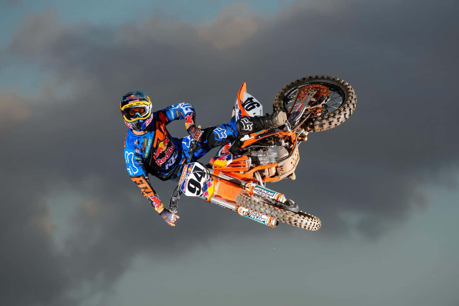 Ken Roczen, orange bike, motocross rider, HD Desktop Wallpaper