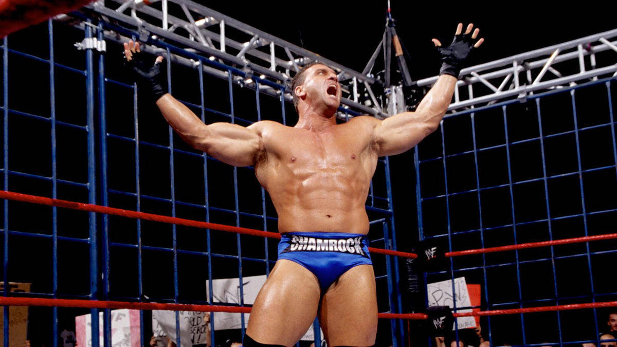 Ken Shamrock, blue trunks, SHAMROCK, SD Desktop Wallpaper