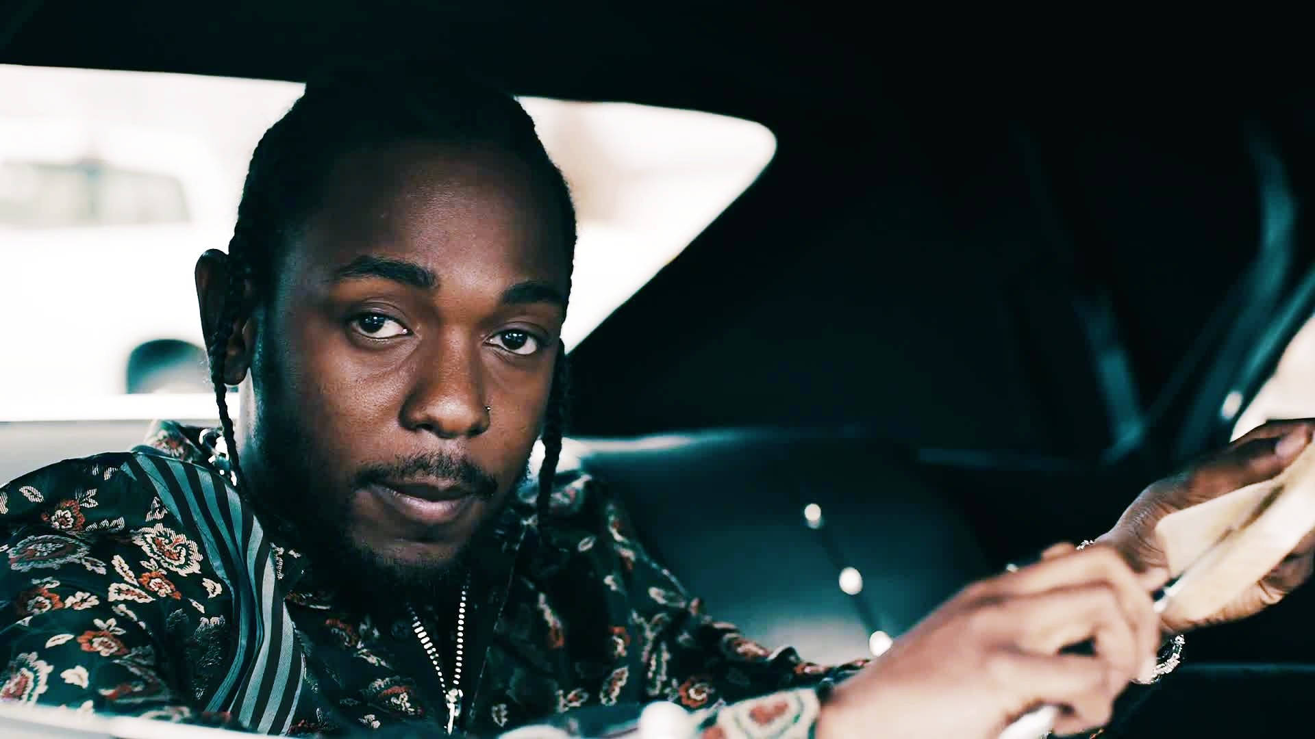 Kendrick Lamar, braids, nose ring, Full HD Desktop Wallpaper