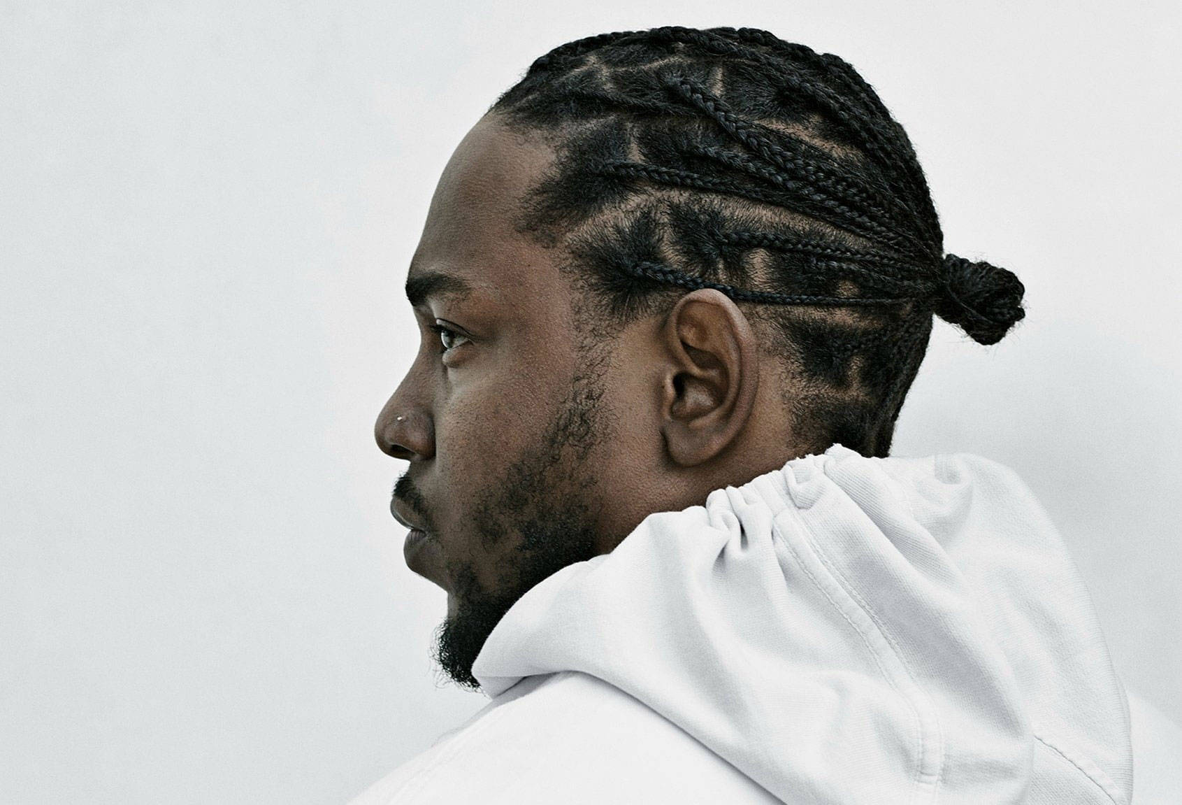Dreadlocks, Kendrick Lamar, white hoodie, HD Desktop Wallpaper
