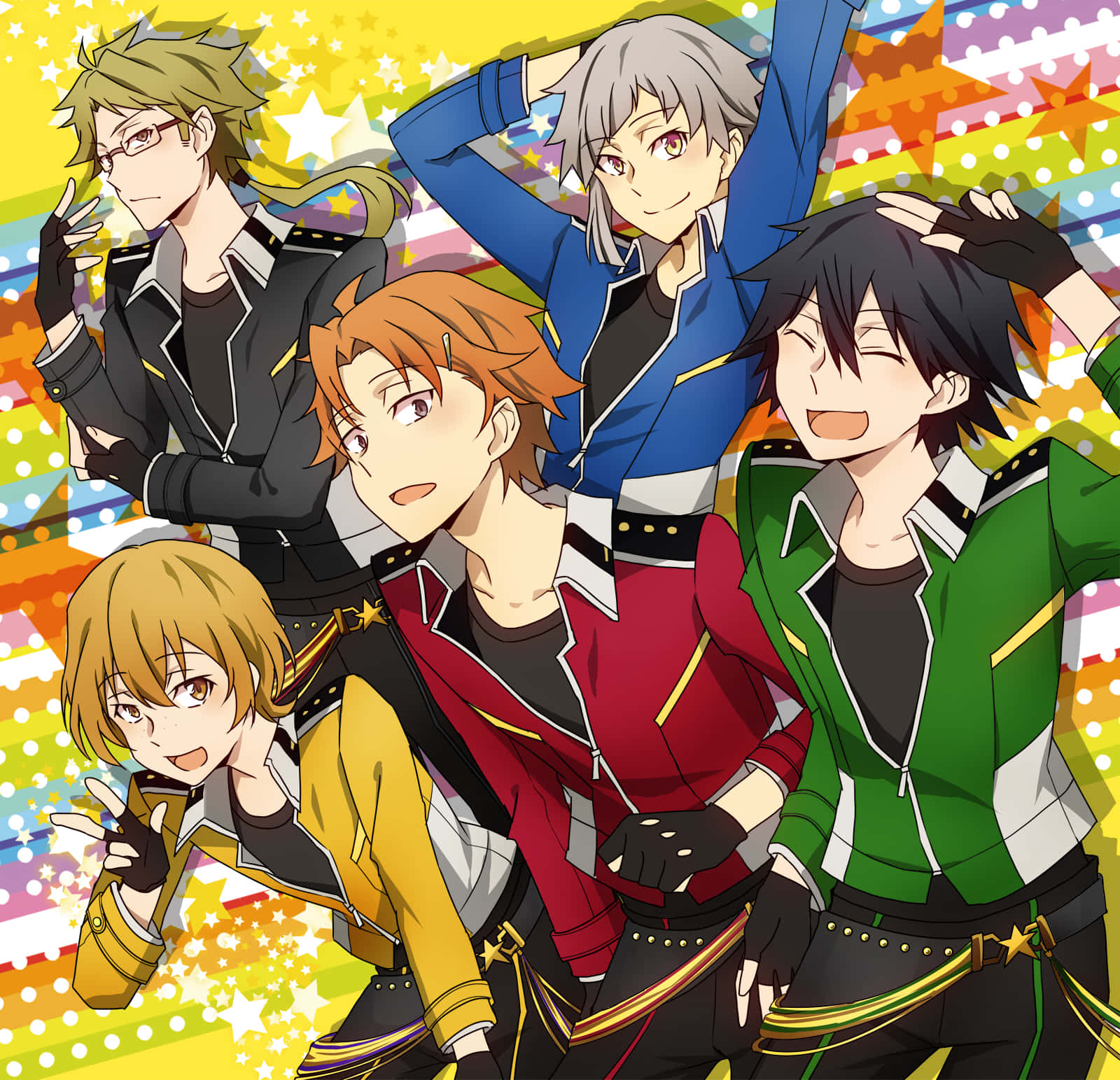 Kenji Miyazawa, anime boys, colorful jackets, HD Desktop Wallpaper