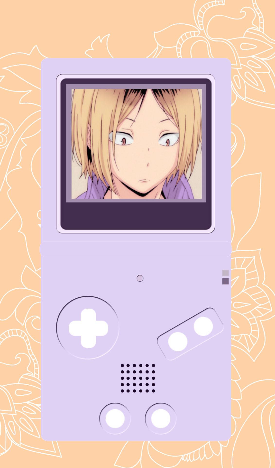 Kenma, purple Game Boy, lavender handheld game console, Full HD Phone Wallpaper