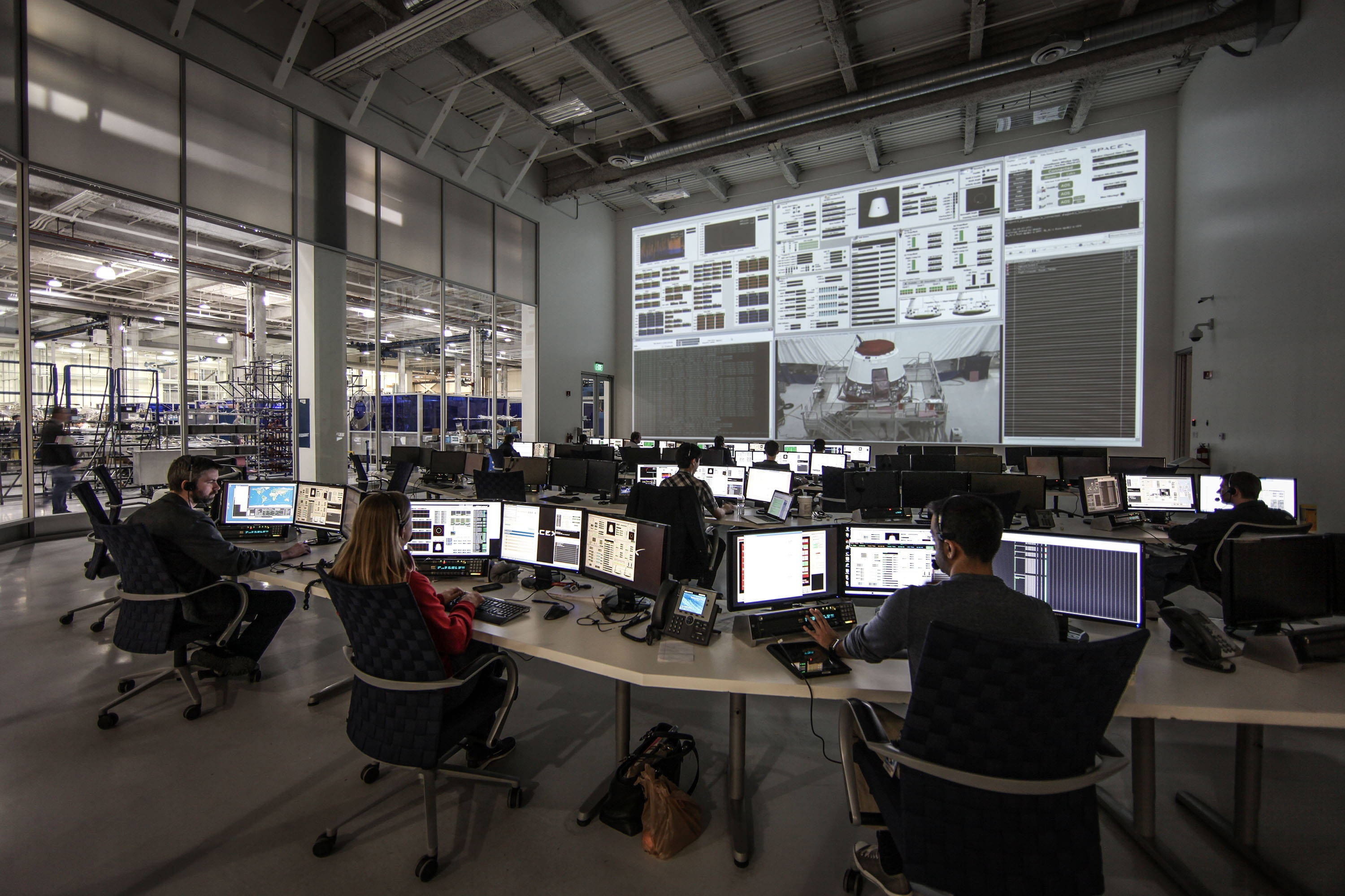 Kennedy Space Center, office, control room, 2K Desktop Wallpaper