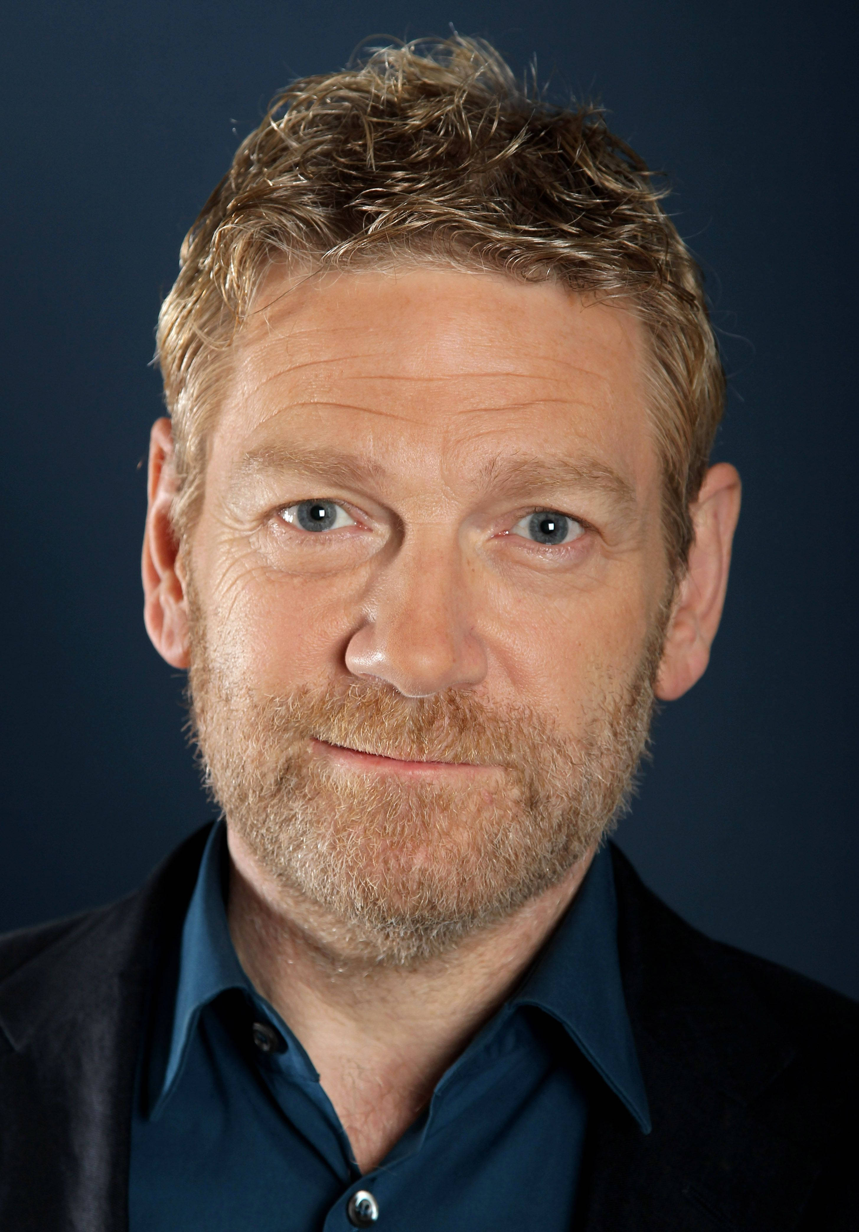 Kenneth Branagh, blond hair, beard, 4K Phone Wallpaper
