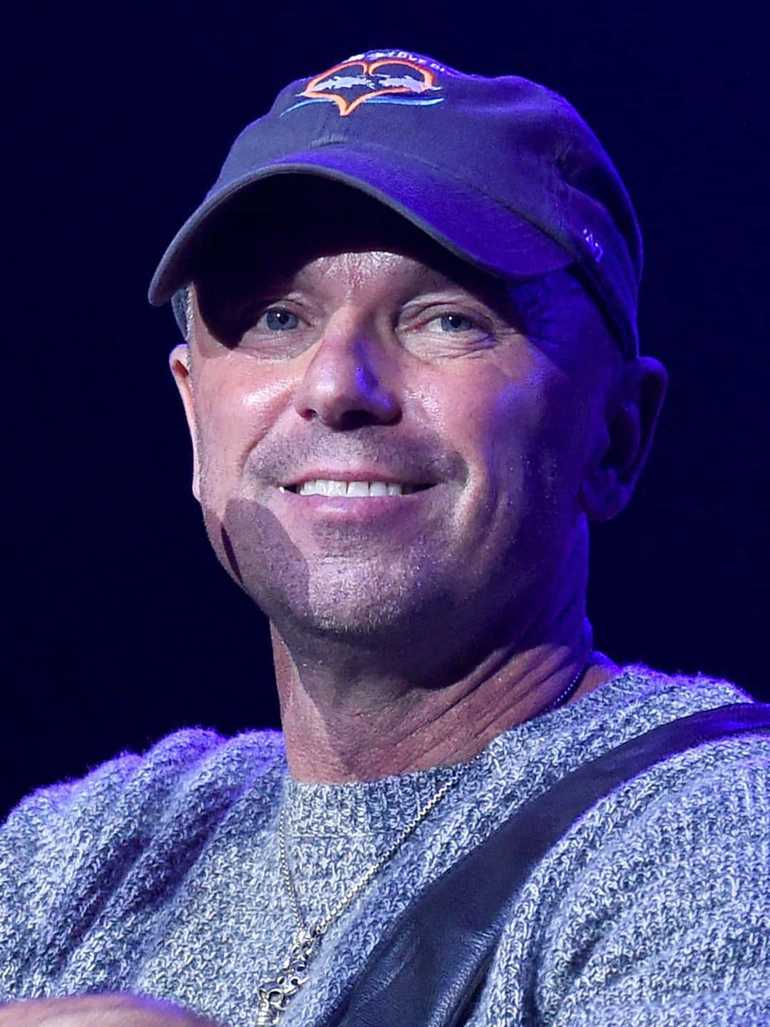 Kenny Chesney, blue cap, dark cap, HD Phone Wallpaper