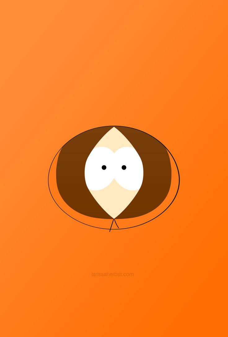 Kenny mccormick, brown hair, white eyes, SD Phone Wallpaper