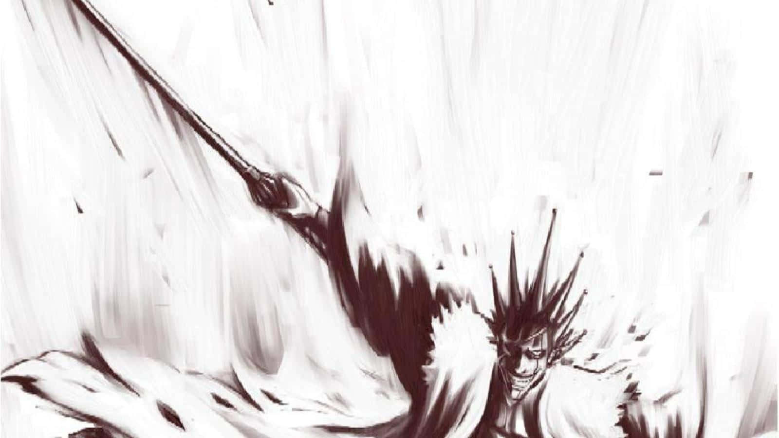 Kenpachi Zaraki, spiky-haired warrior, long sword, HD Desktop Wallpaper