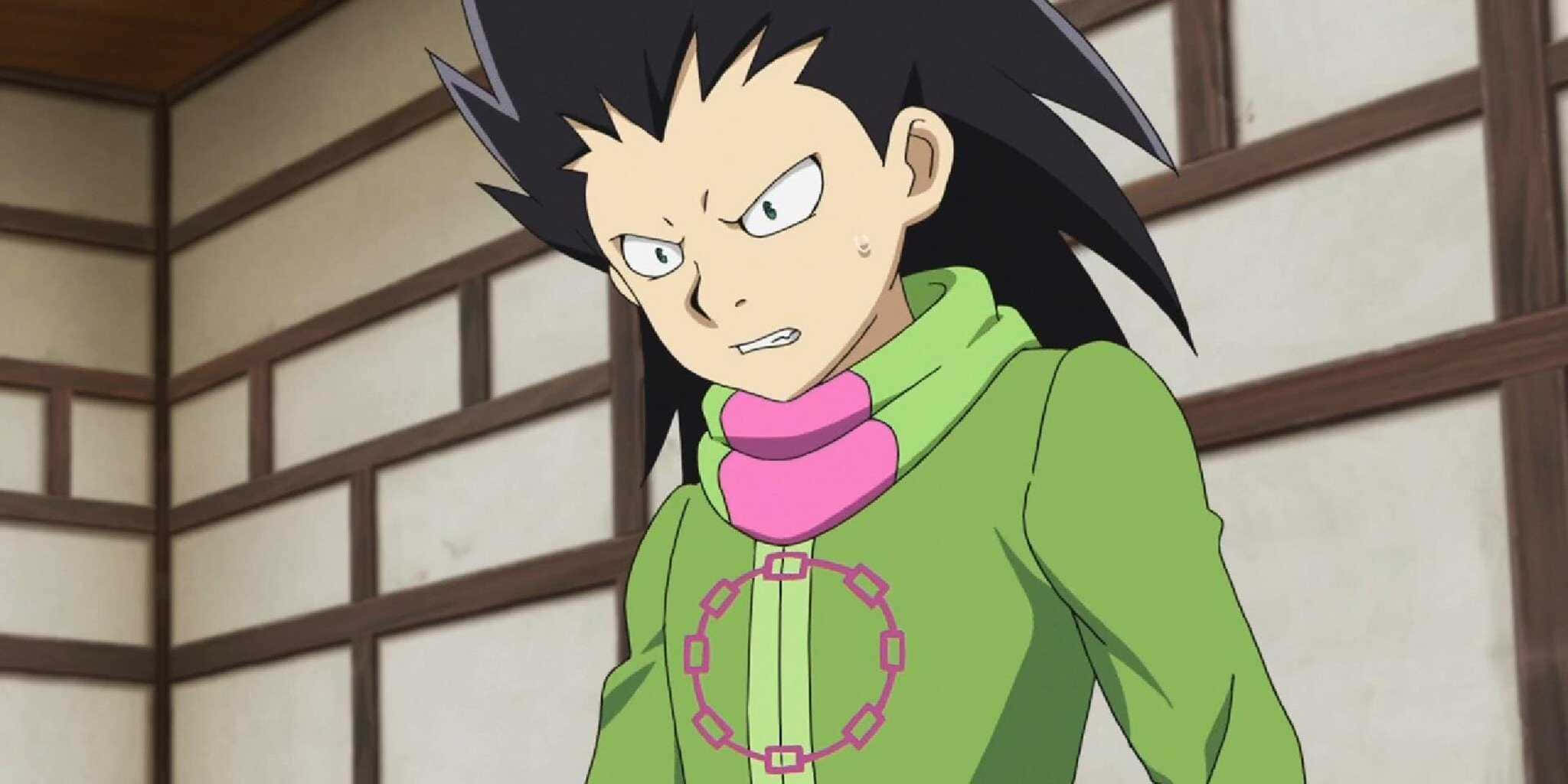 Kensuke Midorikawa, spiky black hair, angry eyes, Full HD Desktop Wallpaper
