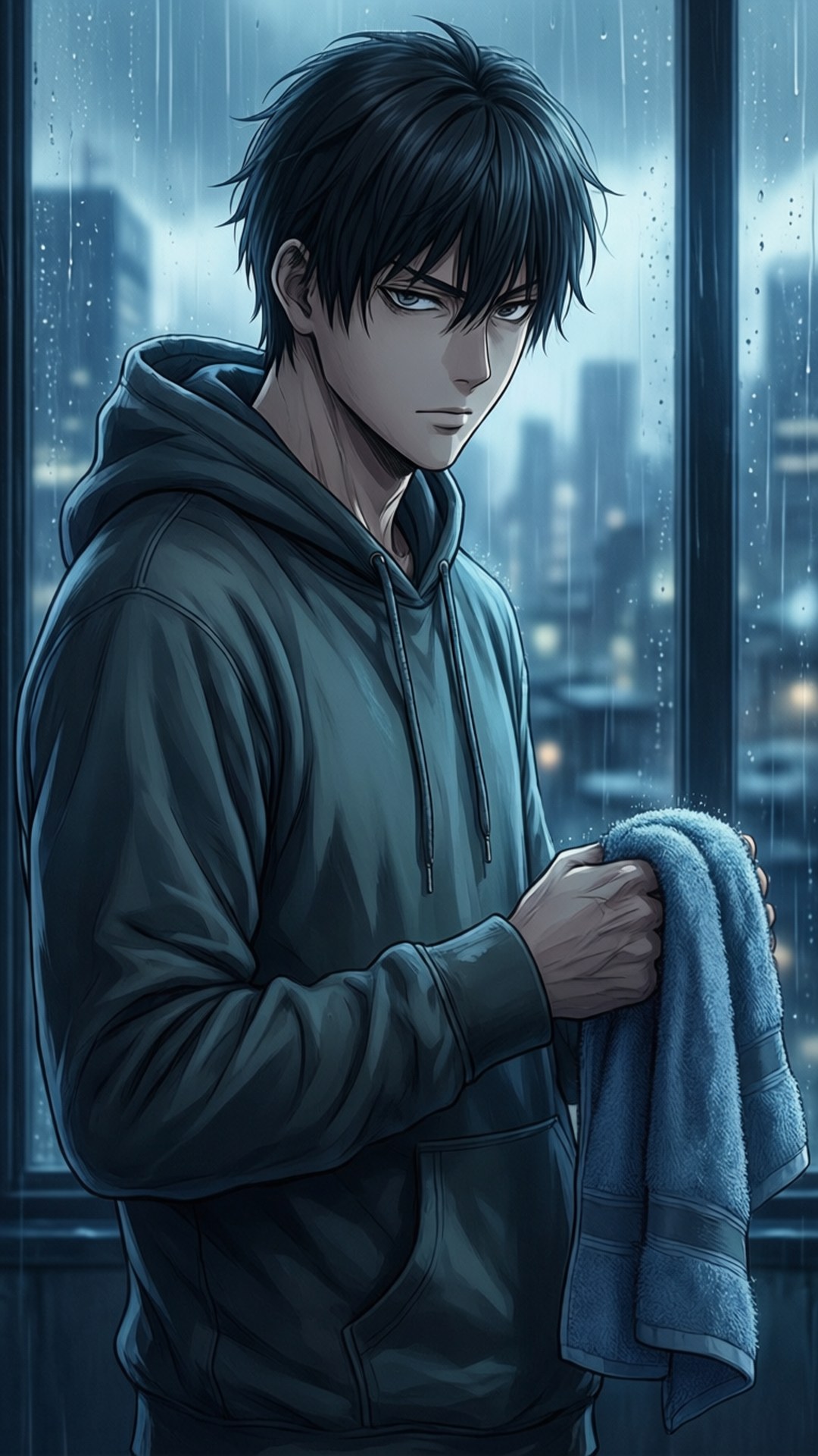 Kento Hinode, rainy day, indoor, Full HD Phone Wallpaper