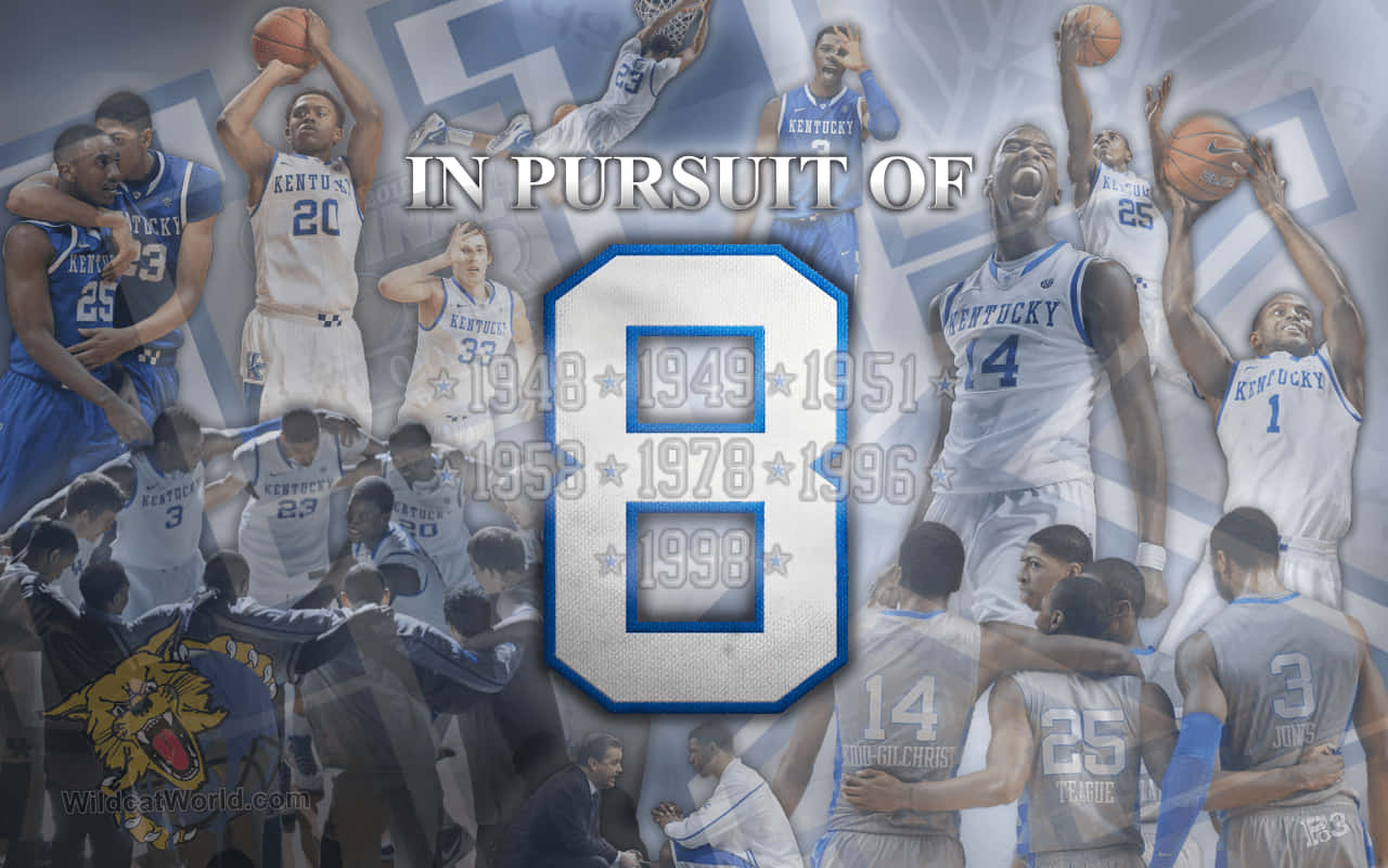 Kentucky Basketball, number eight, championship years, HD Desktop Wallpaper