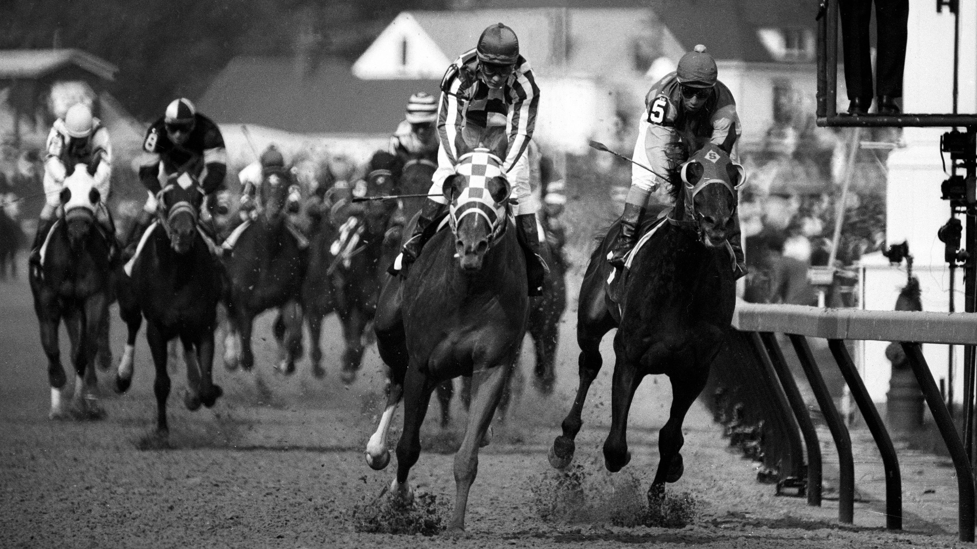 Kentucky Derby, jockeys, galloping horses, 4K Desktop Wallpaper