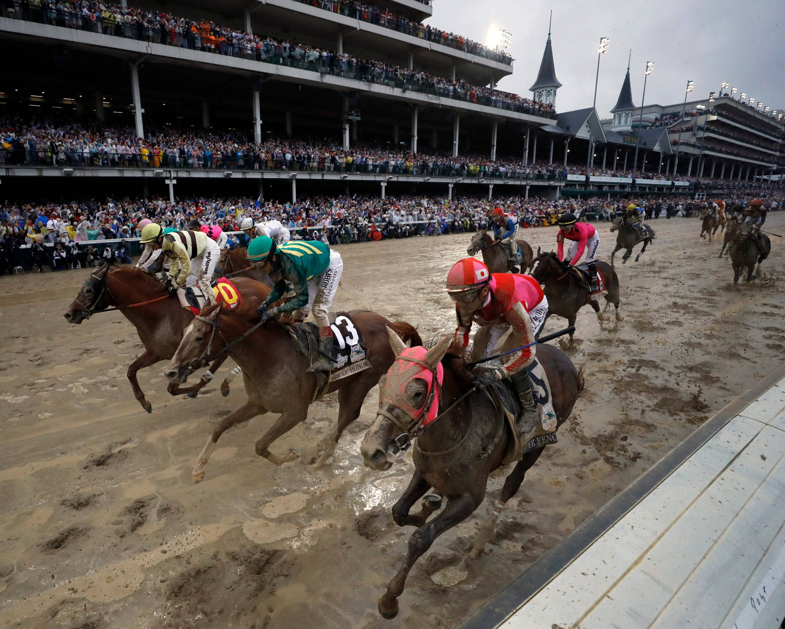 Kentucky Derby, horse race, jockeys, 2K Desktop Wallpaper