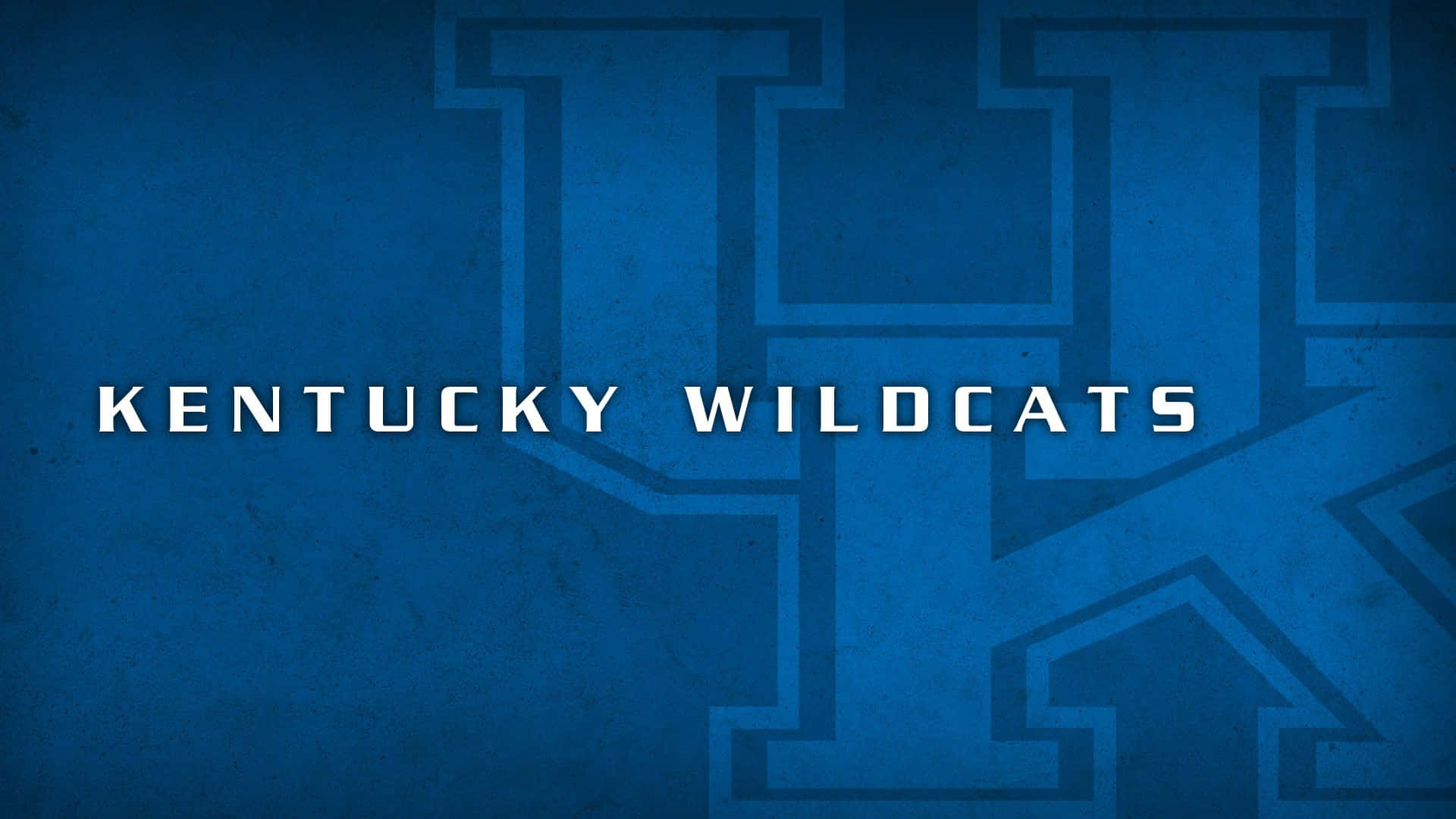 Kentucky Wildcats, UK logo, textured blue background, Full HD Desktop Wallpaper