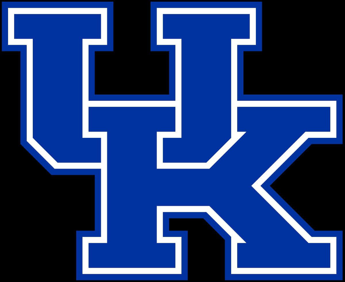 Kentucky Wildcats, blue, white outline, SD Desktop Wallpaper